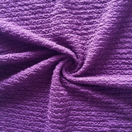 knit good stretch polyester spandex seersucker swimwear fabric