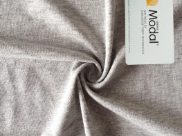 Sustainable soft 50/50 180gsm Lenzing Modal cotton melange single Jersey fabric for underwear activewear T shirt